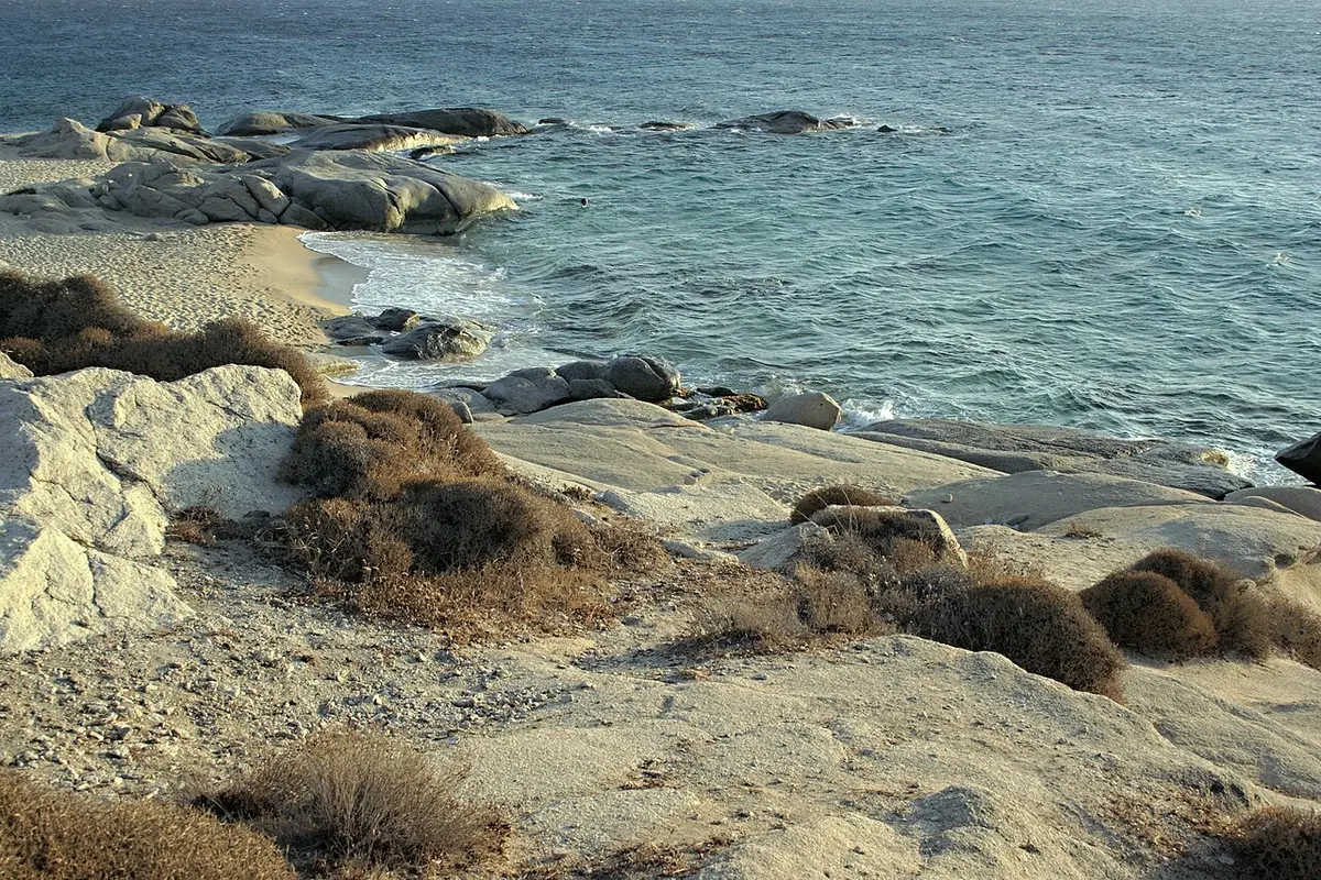 Agia Anna Beach, Naxos, Agia Anna, Naxos, Cyclades - long golden-sand beach with tavernas in the south-west of naxos