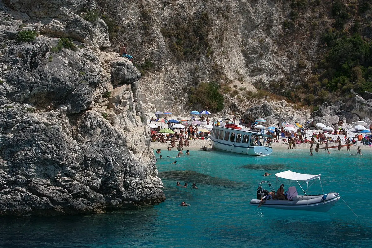 Agiofili Beach, Vasiliki, Lefkada, Greece - sheltered lefkada beach near vasiliki