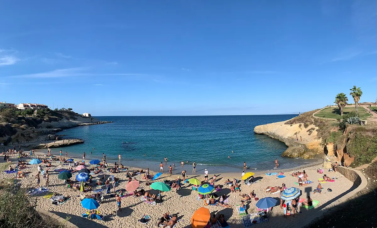 Balai Beach, Porto Torres, Sardinia - small pebble cove near porto torres