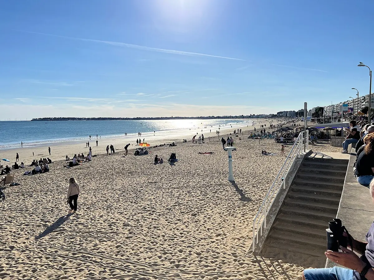 La Baule Beach, La Baule-Escoublac, Pays de la Loire - one of europe's longest sandy bays