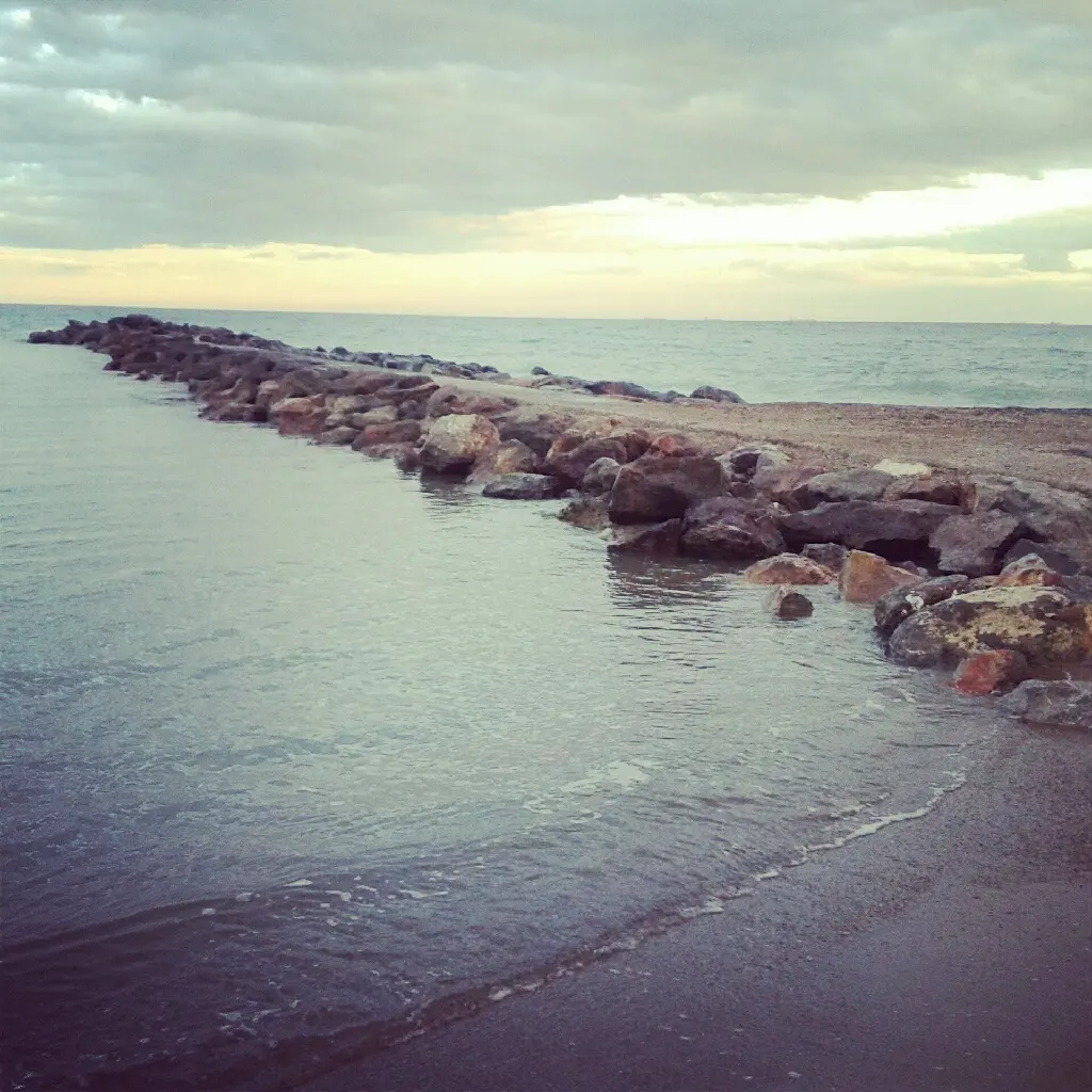 Playa de Benicassim, Benicassim, Castellon - long calm beach known for its music festival