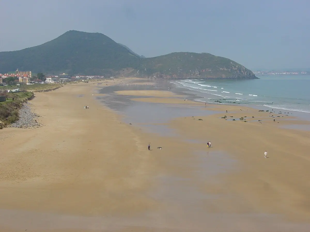 Playa de Berria, Santona, Cantabria - long dune beach near santona