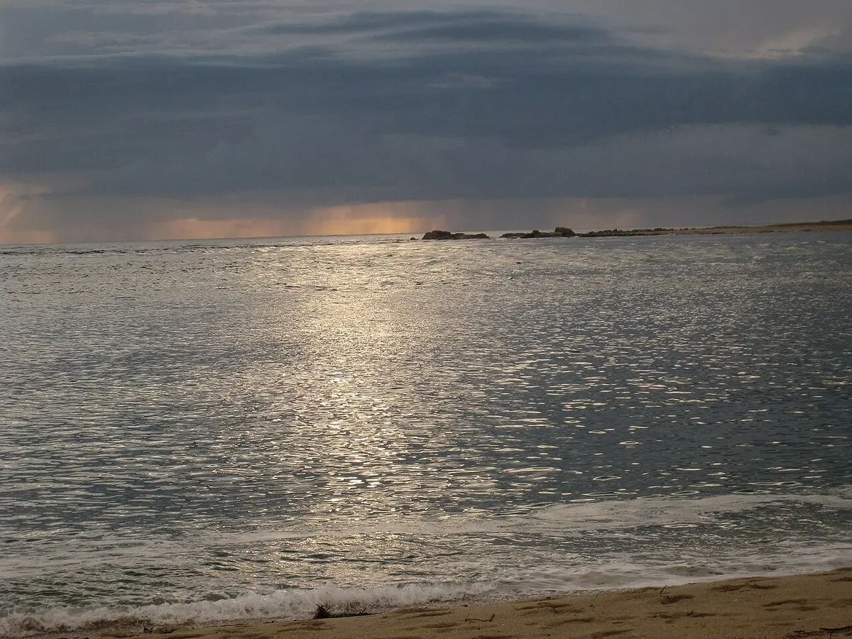 Praia de Caminha, Minho, Caminha, Viana do Castelo, Minho - wide river-mouth beach on the northern portuguese coast