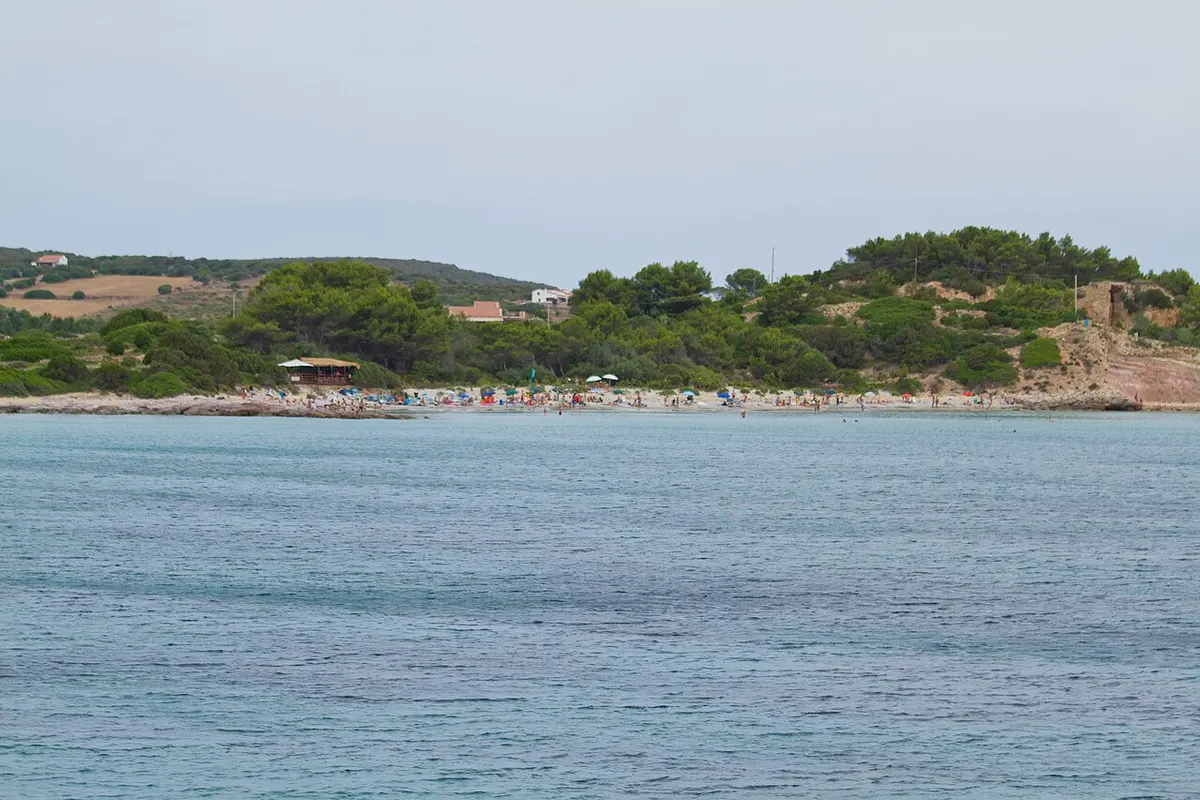Spiaggia Guidi, Carloforte, Carloforte, Sardinia - quiet cove on the island of san pietro