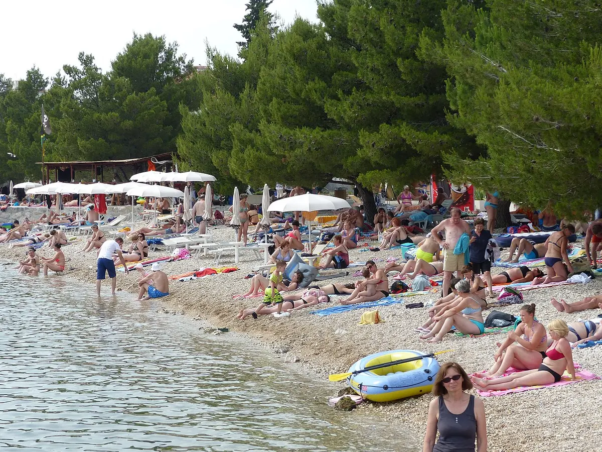 Crikvenica Beach, Crikvenica, Kvarner - long promenade beach on the kvarner riviera