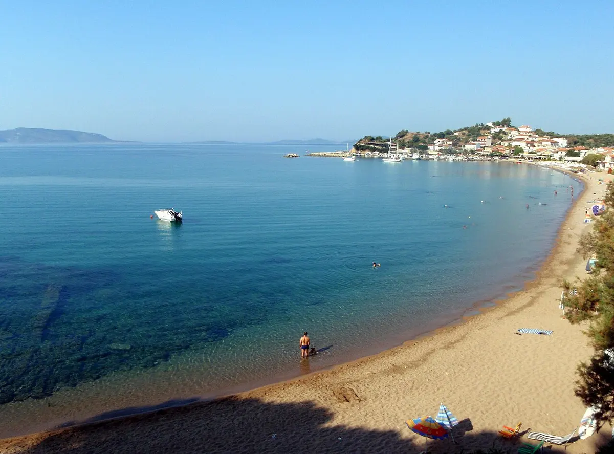 Finikounda Beach, Messinia, Finikounda, Methoni, Messinia, Peloponnese - long sandy beach and windsurf spot in messinia