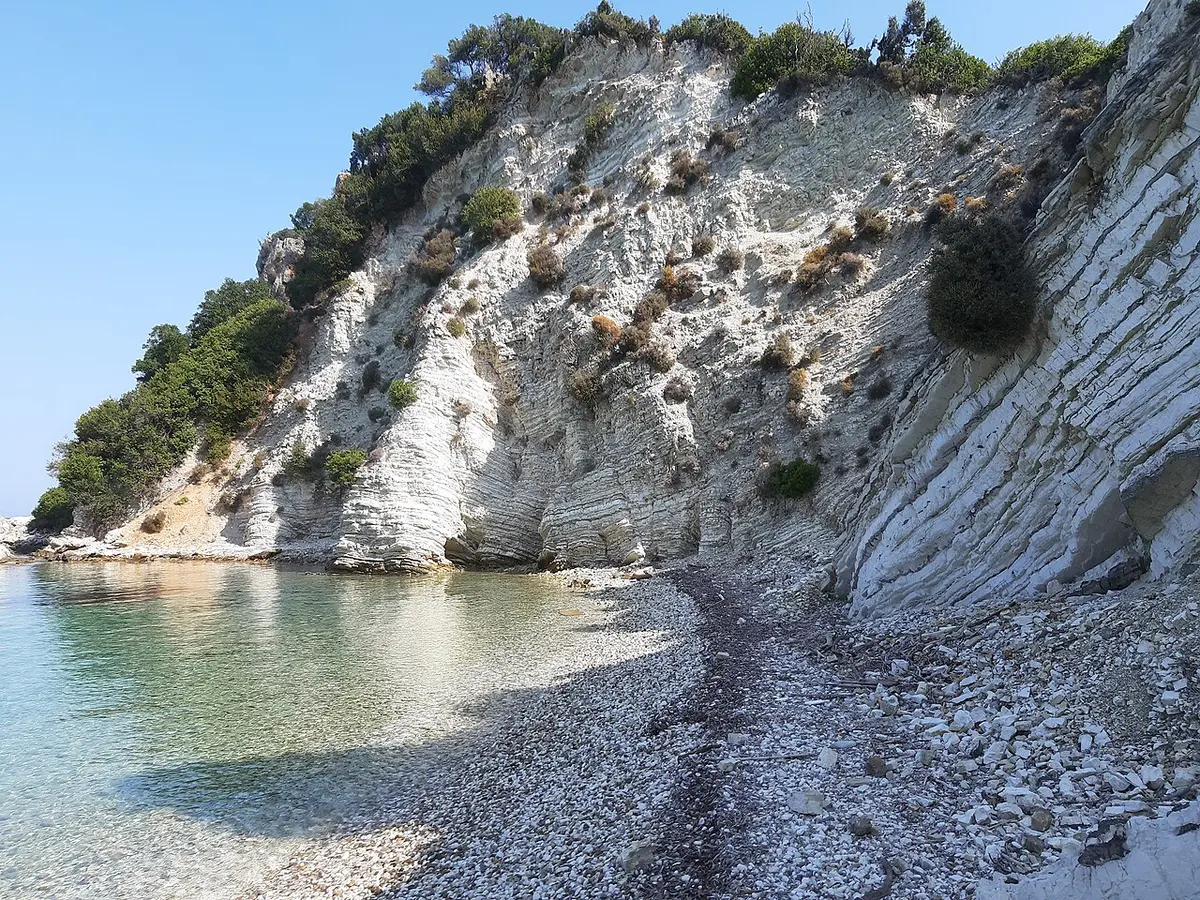 Gidaki Beach, Ithaca, Ionian Islands - pebble cove reached by boat or footpath