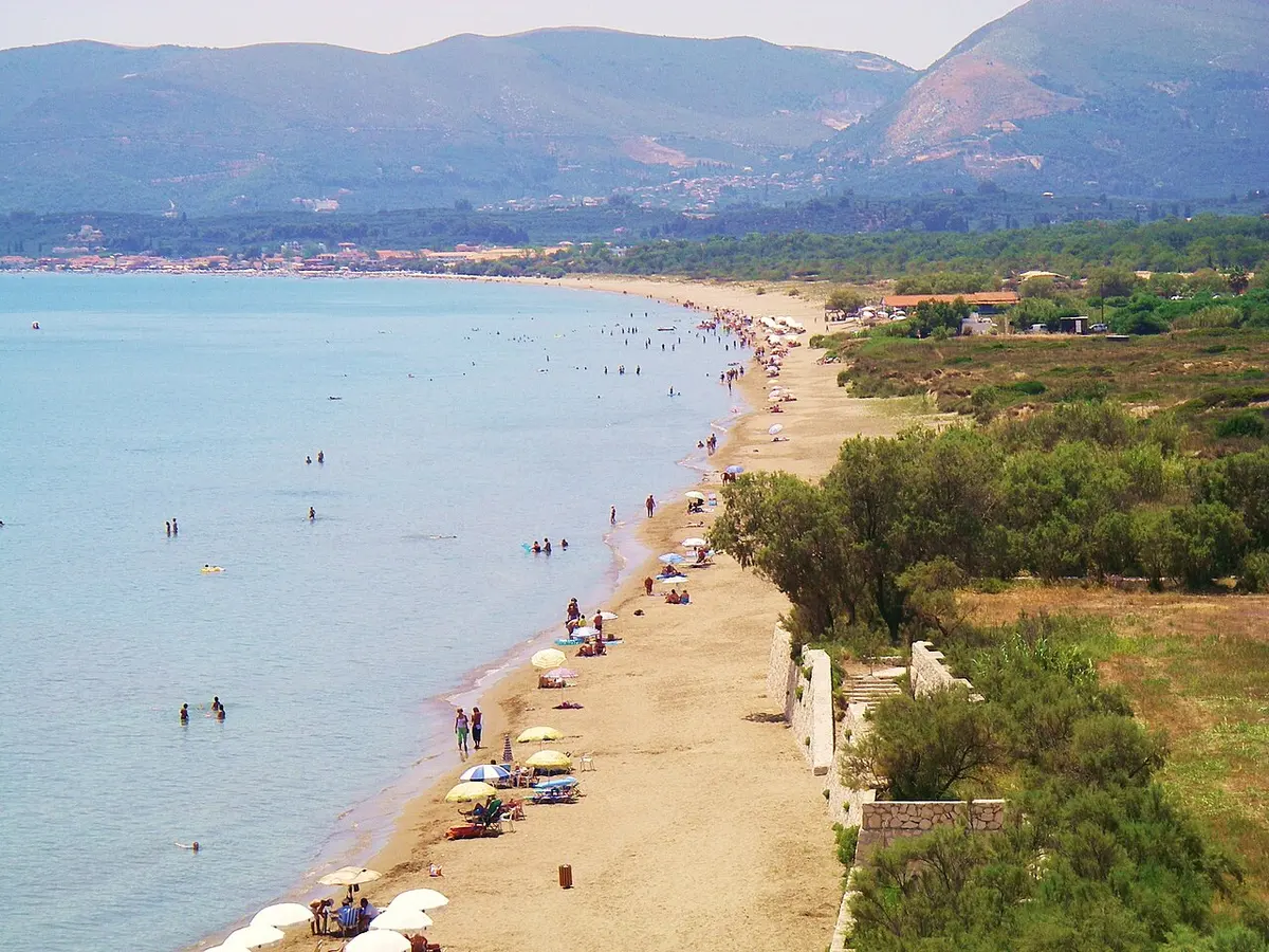 Kalamaki Beach, Laganas Bay, Zakynthos - long sandy loggerhead nesting beach