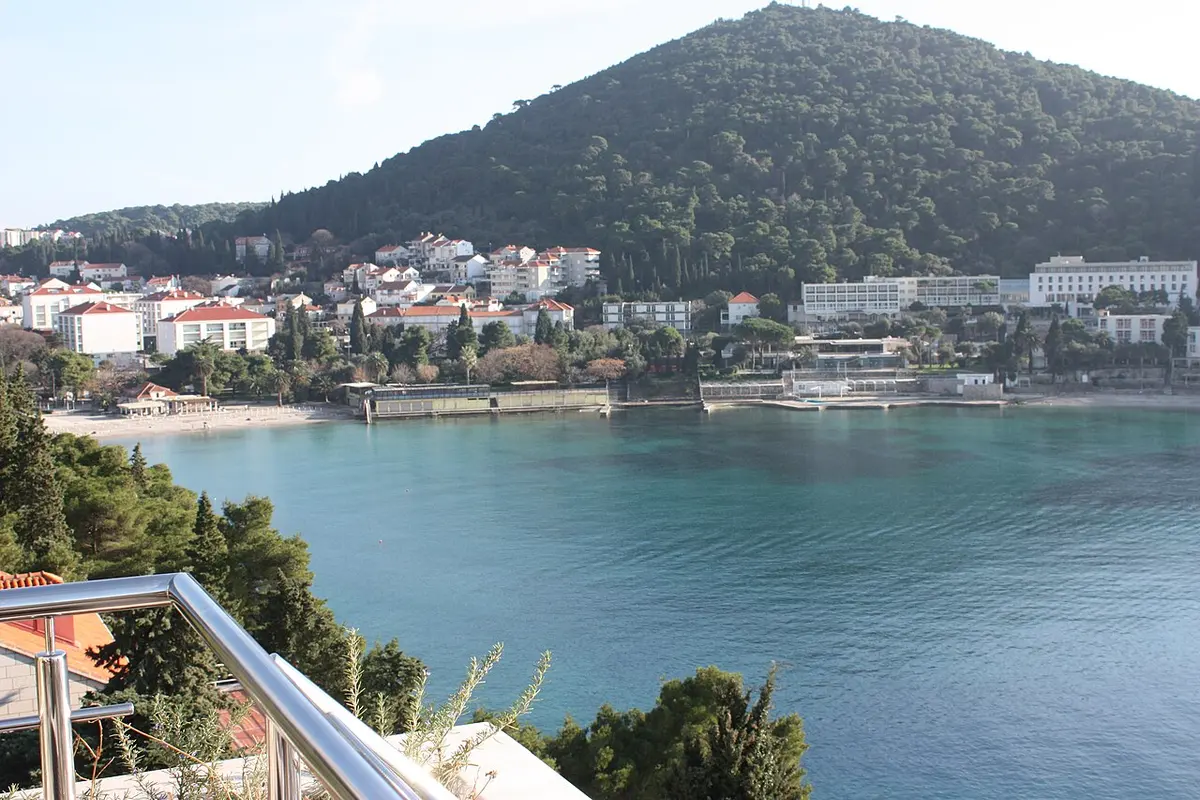 Lapad Beach, Dubrovnik, Dalmatia - dubrovnik city beach on the lapad peninsula