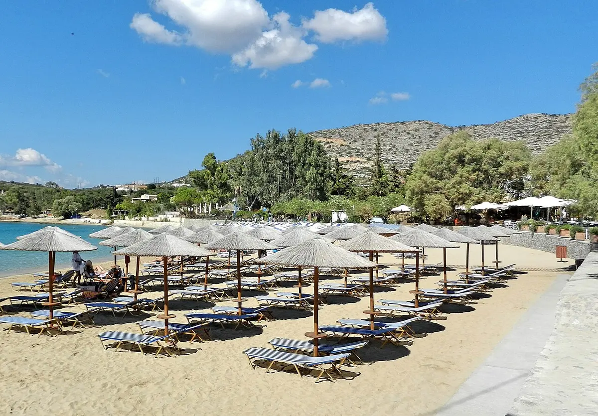 Marathi Beach, Kato Marathi, Chania, Crete - calm bay beach near chania, crete