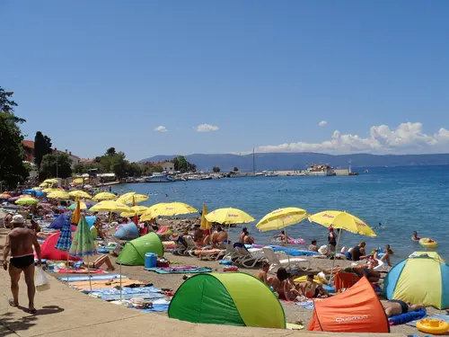 Njivice Beach, Krk
