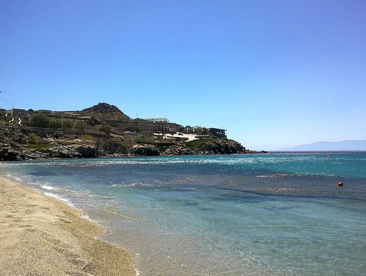 Paradise Beach, Mykonos, Cyclades - famous party beach on the south coast of mykonos
