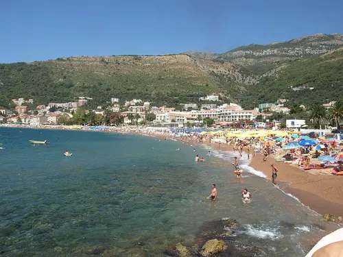 Petrovac Beach, Petrovac, Budva Riviera, Montenegro