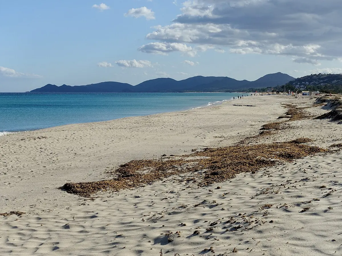 Piscina Rei Beach, Muravera, Sardinia - long sandy beach on the south-east coast of sardinia