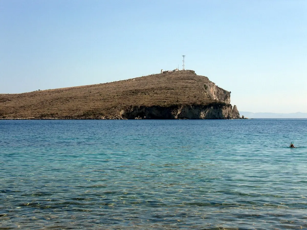 Porto Palermo Beach, Himara, Himara - pebble cove beside the ali pasha castle near himara