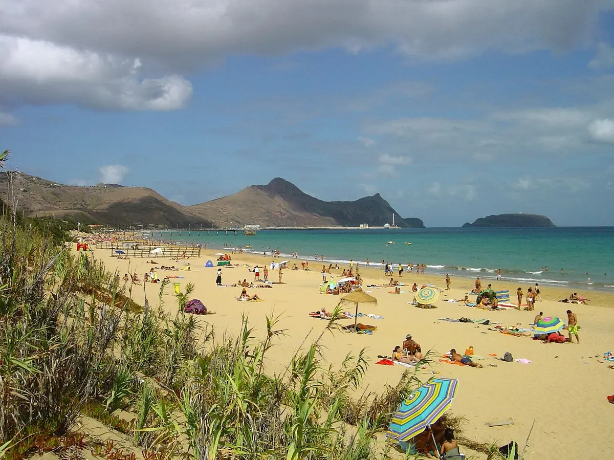 Porto Santo Beach, Porto Santo, Madeira - nine kilometres of golden sand in the atlantic