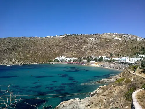 Psarou Beach, Mykonos, Psarou, Mykonos, Cyclades