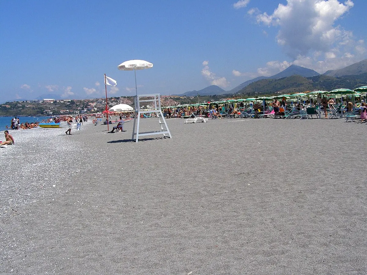 Spiaggia di Scalea, Scalea, Calabria - long tyrrhenian beach on the riviera dei cedri