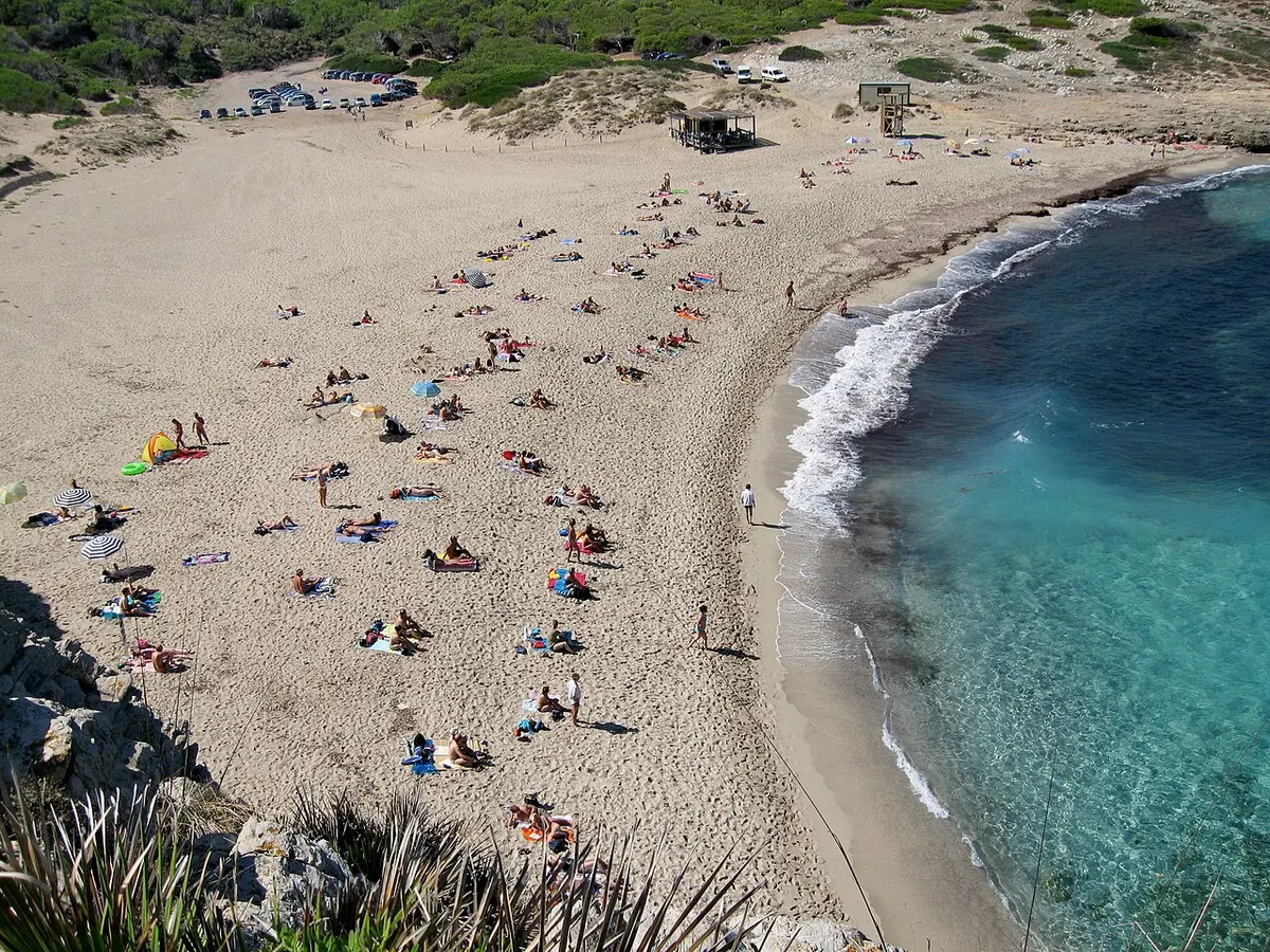 Cala Torta, Arta, Mallorca - wild sand cove with a long walk in