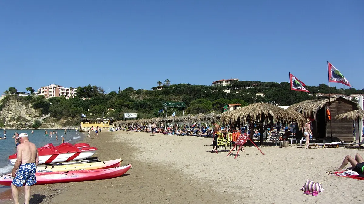 Tsilivi Beach, Zakynthos, Ionian Islands - long family beach with water sports near zakynthos town